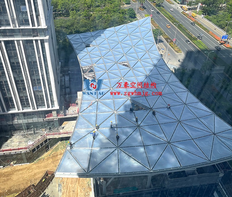 縱使烈日炎炎，腳步從未止歇！海南這個ETFE氣枕膜項目施工進(jìn)度有最新消息
