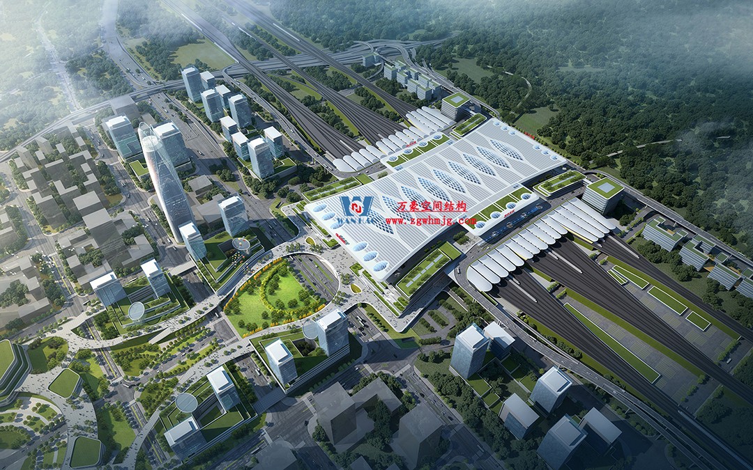 重慶東站站房正在加速建設(shè)，全力繪就項目新篇章